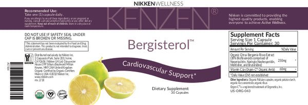 Nikken 17004	Kenzen Bergisterol capsules US - myvnikenaxoffice.com